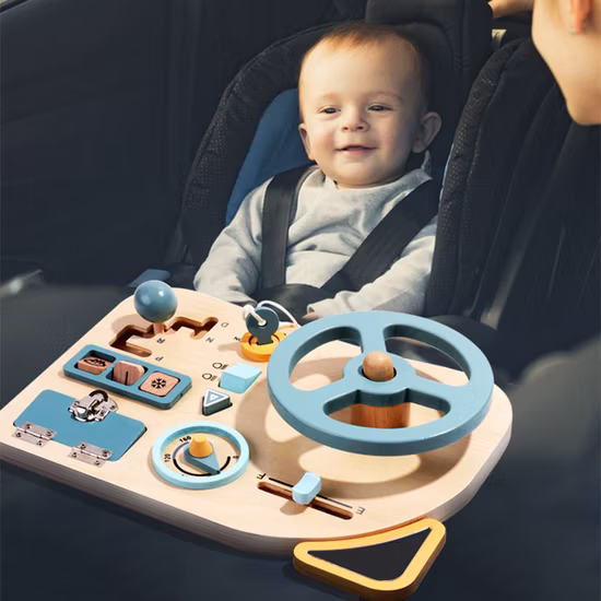 몬테소리 장난감 척 놀이 어린이 운전 장난감 나무 장난감