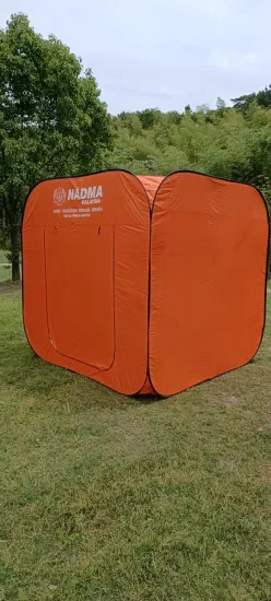 필리핀 인도네시아 말레이시아 동남아시아 쓰나미 태풍 지진 메쉬 격리 모듈형 텐트 팝업이 포함된 실내 모듈형 대피 구호 텐트