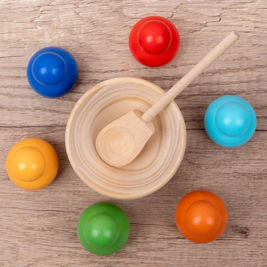 몬테소리 색칠 공과 컵 어린이 교육 학습 교육 장난감